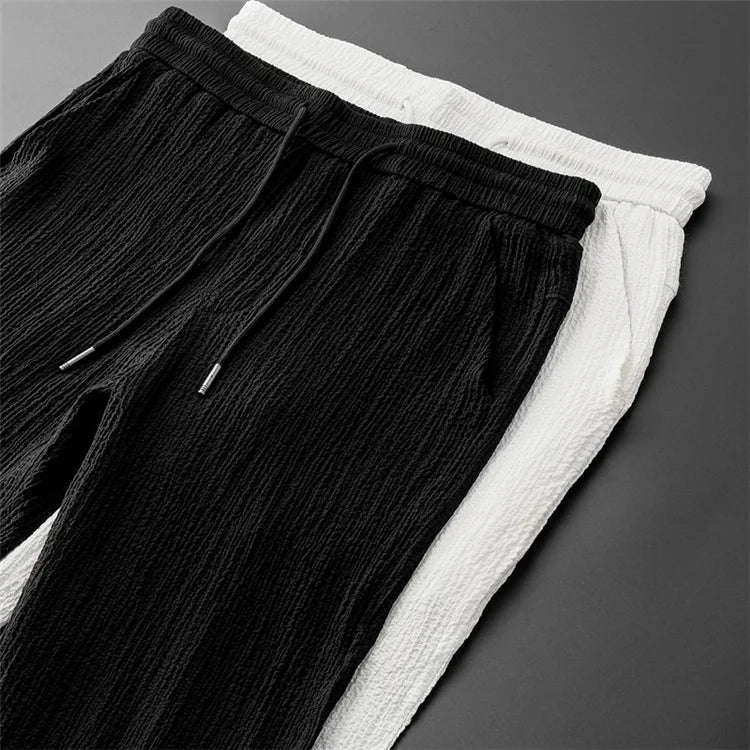 Lauxs Ice Silk Linen Summer Elegance Set