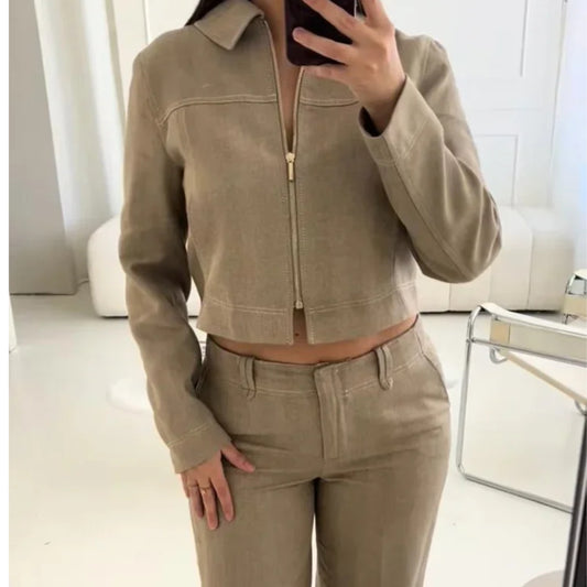 Cotton Linen Set - Timeless Elegance by Lauxs