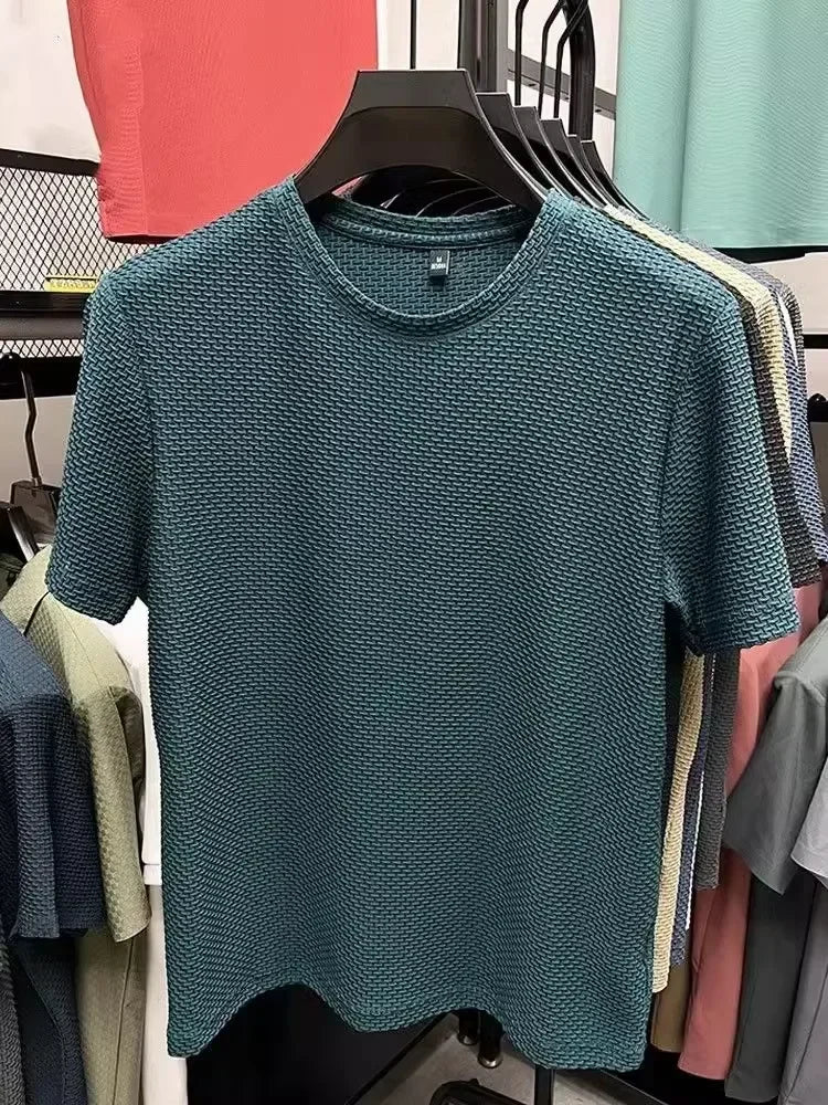 Lauxs Men's Bamboo Silk Summer Tee