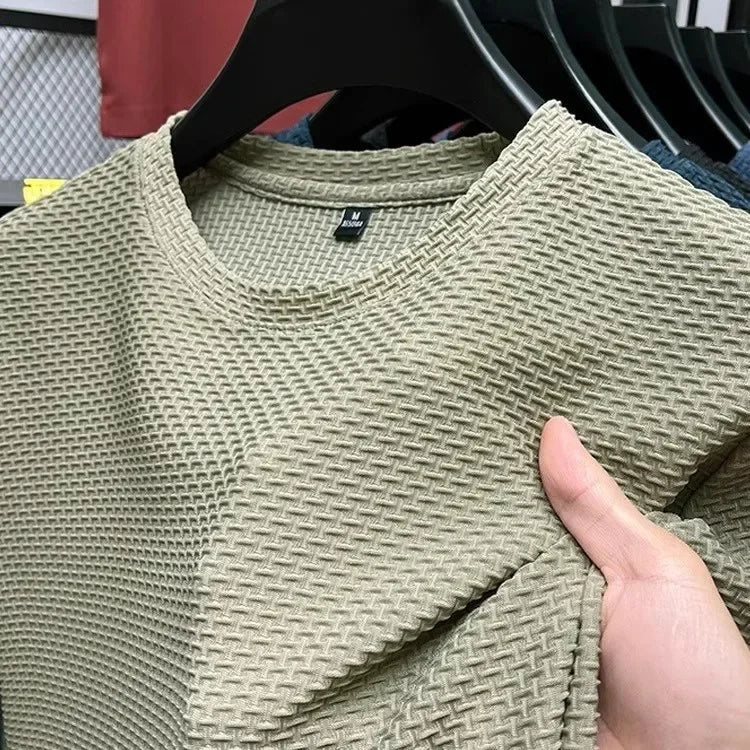 Lauxs Men's Bamboo Silk Summer Tee