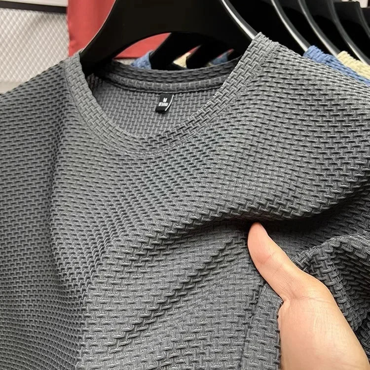 Lauxs Men's Bamboo Silk Summer Tee