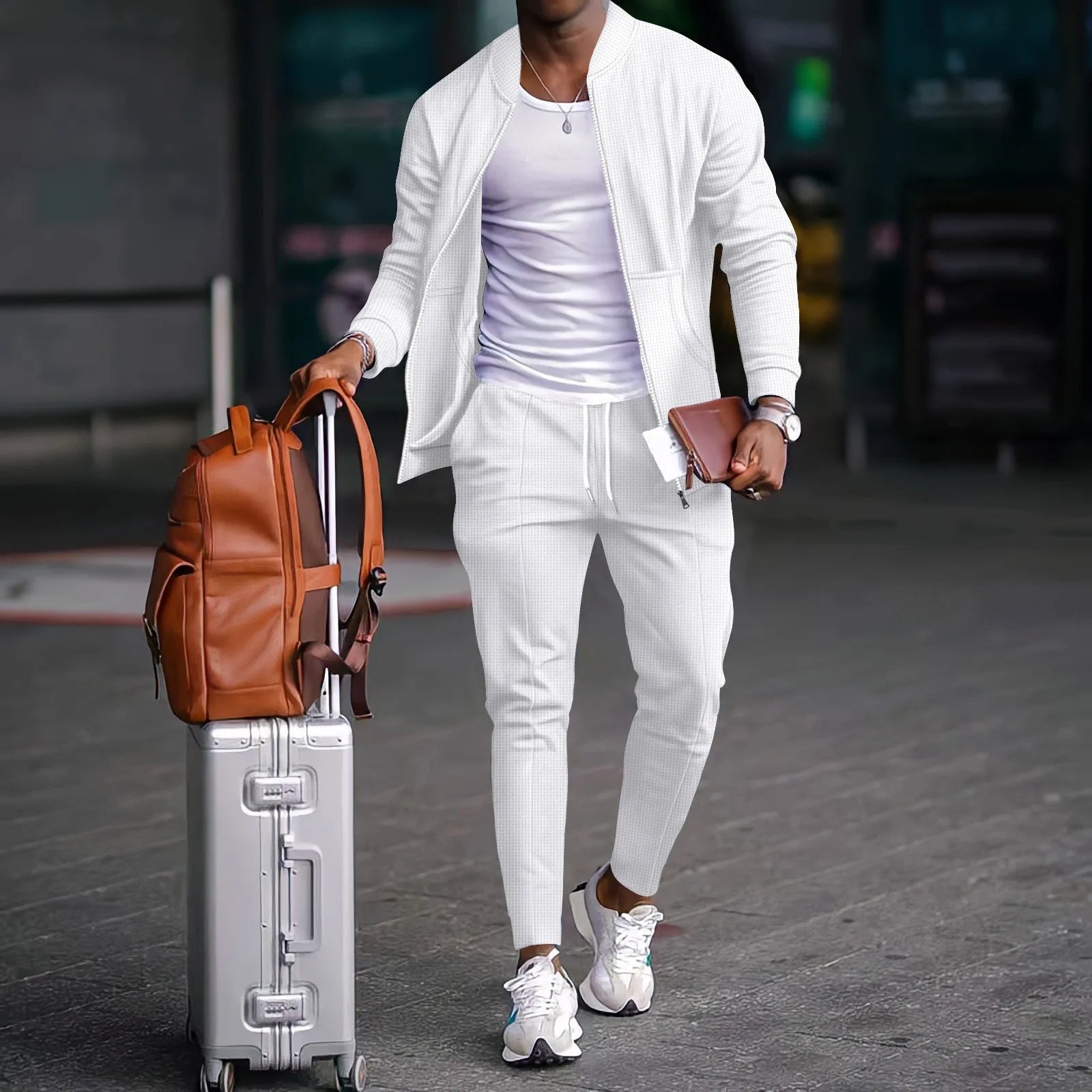 Lauxs - Exclusive Men's Waffle Knit Suit