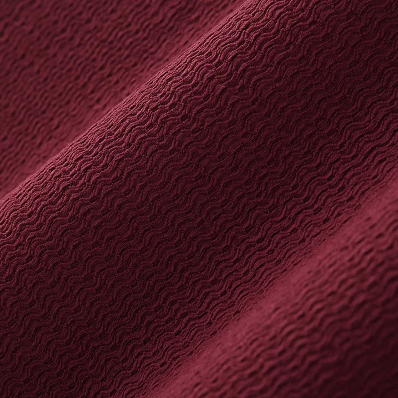 Men's Textured High-neck Tee by Lauxs