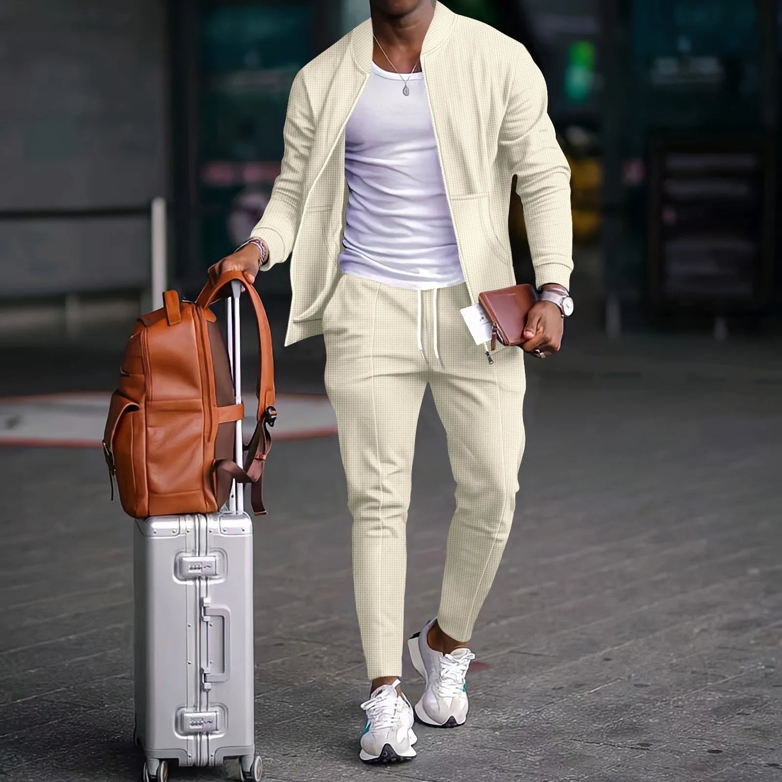 Lauxs - Exclusive Men's Waffle Knit Suit