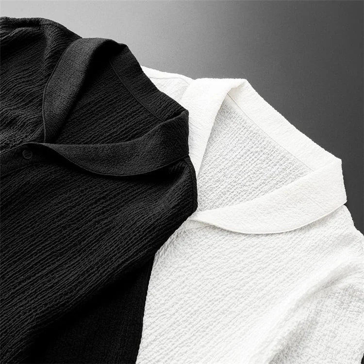 Lauxs Ice Silk Linen Summer Elegance Set